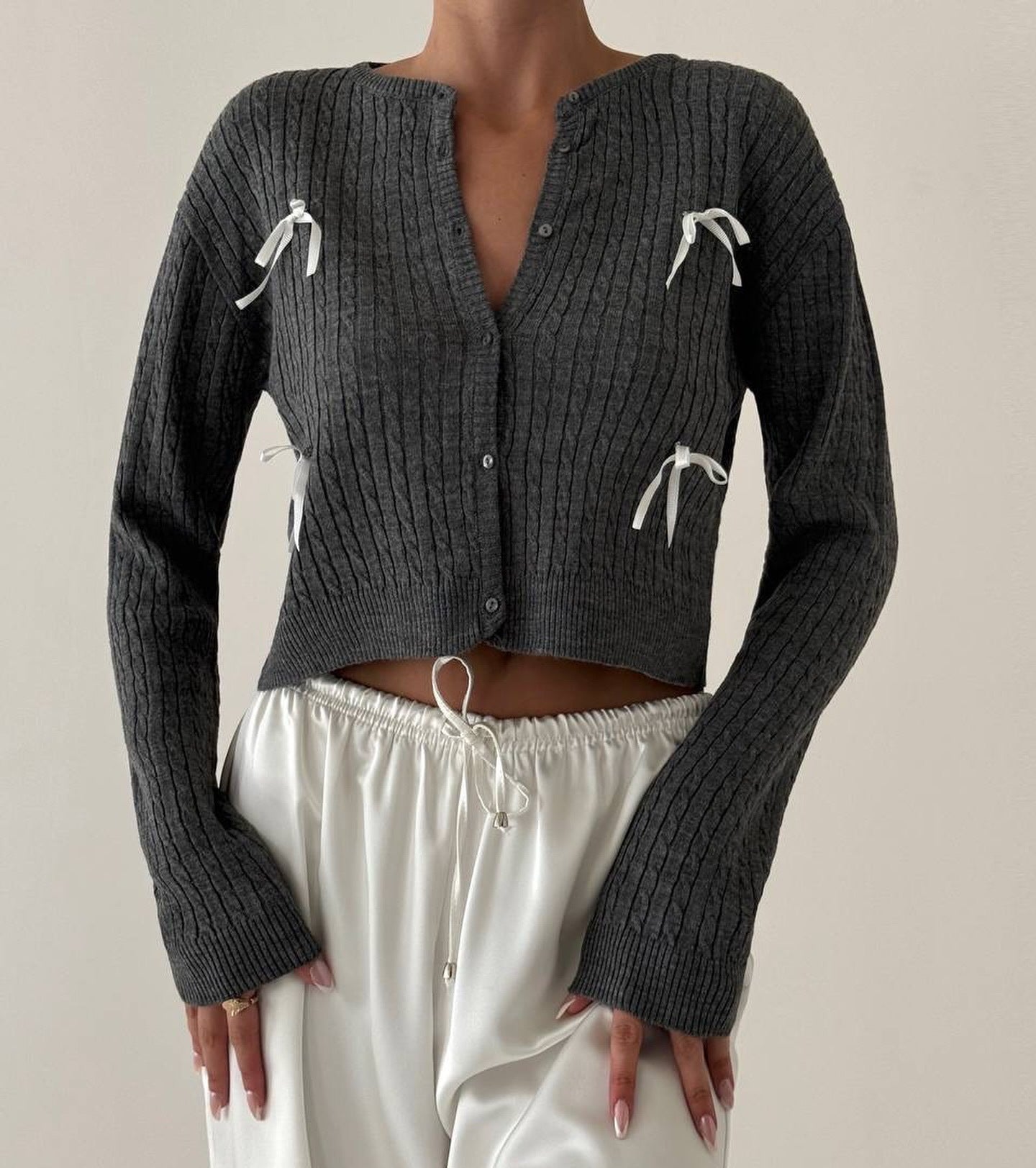 Bow Detail Cotton Blouse