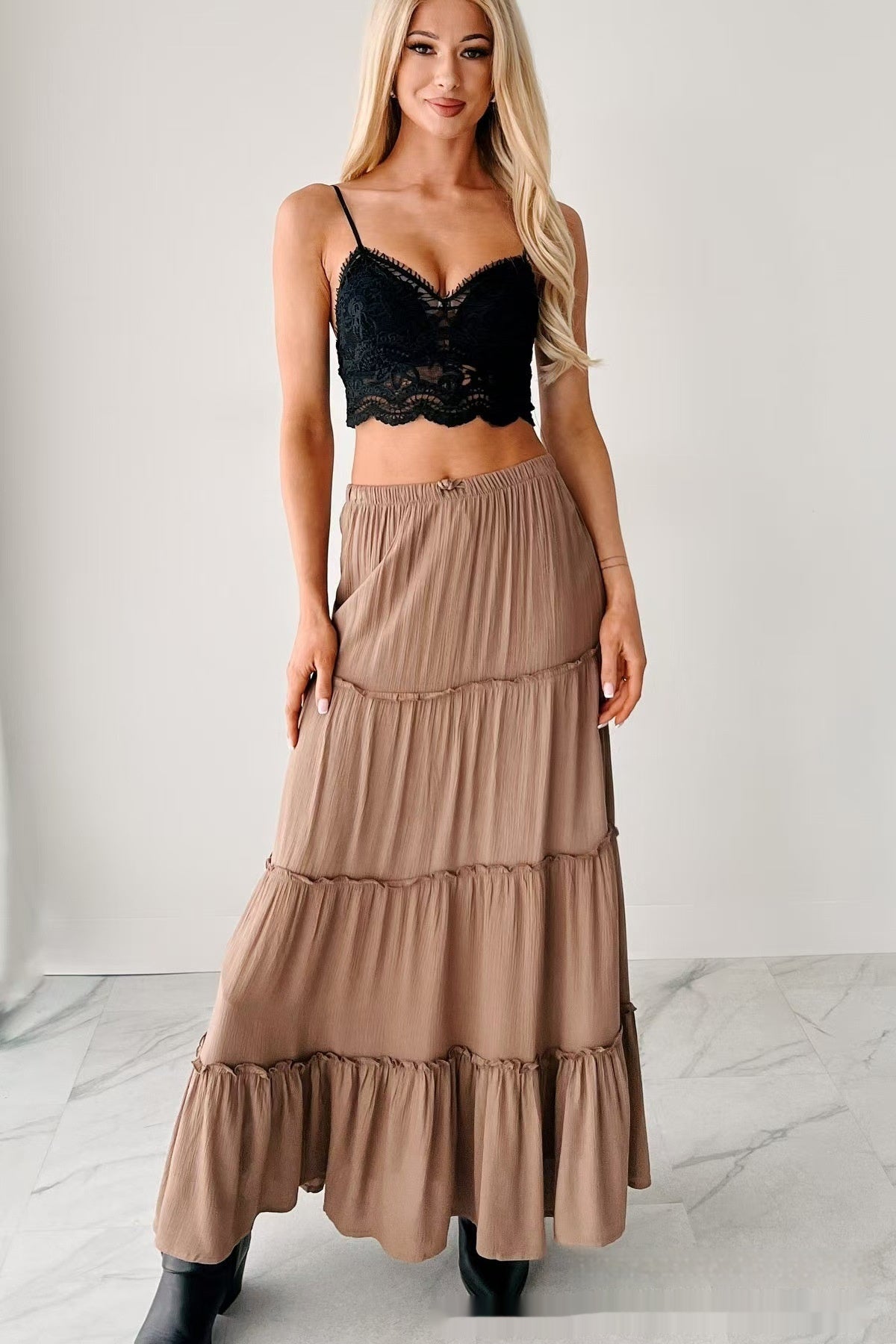 Stitching Chic Organic Cotton Cake Skirt