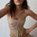 Strappy Tube Top In Backless