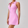 High Waist Sports Dress For Active Women Moisture Wicking