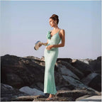 Mint Green Sequin Sling Dress
