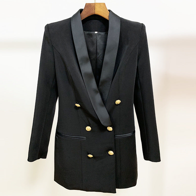 Chic Tailored Suit Dress For Polished Office Elegance Modern Confidence And Allure