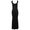 Chic Bow Backless Suspenders Sheath Dress With High Waist