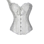 Lace Push Up Corset Bustier Waist Cincher Overbust