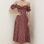 Summer Floral Print Maxi Dress