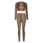 Leopard Print Bold Two-piece Set