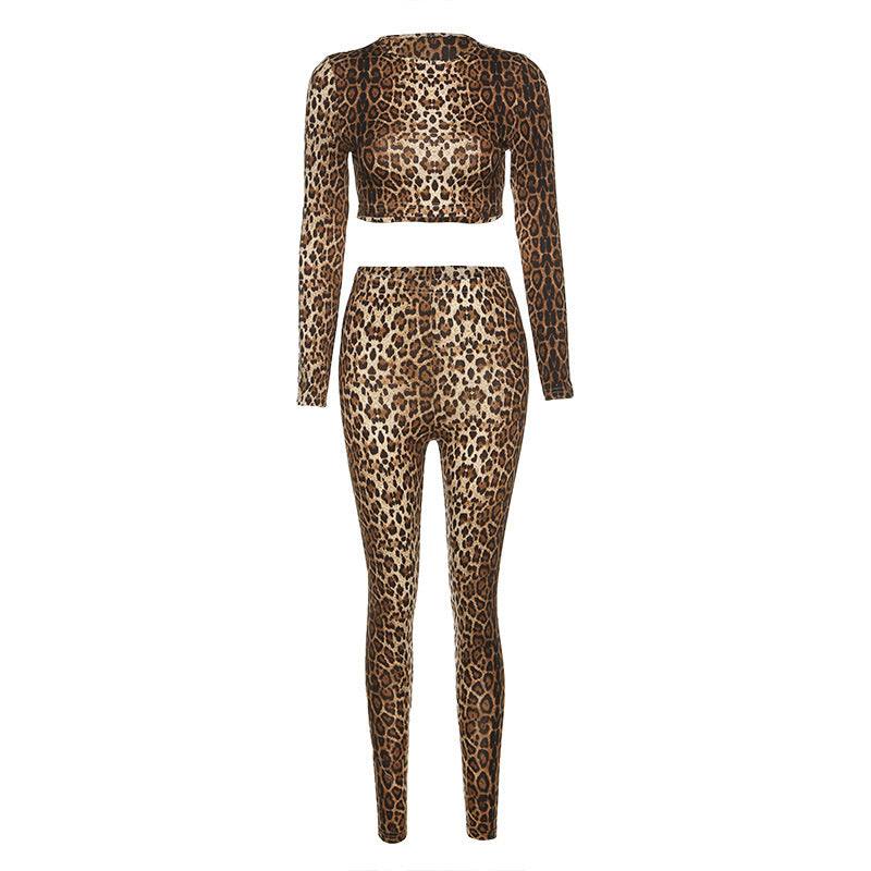 Leopard Print Bold Two-piece Set