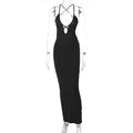 Boutique Sling Dress With Cutout Detailing