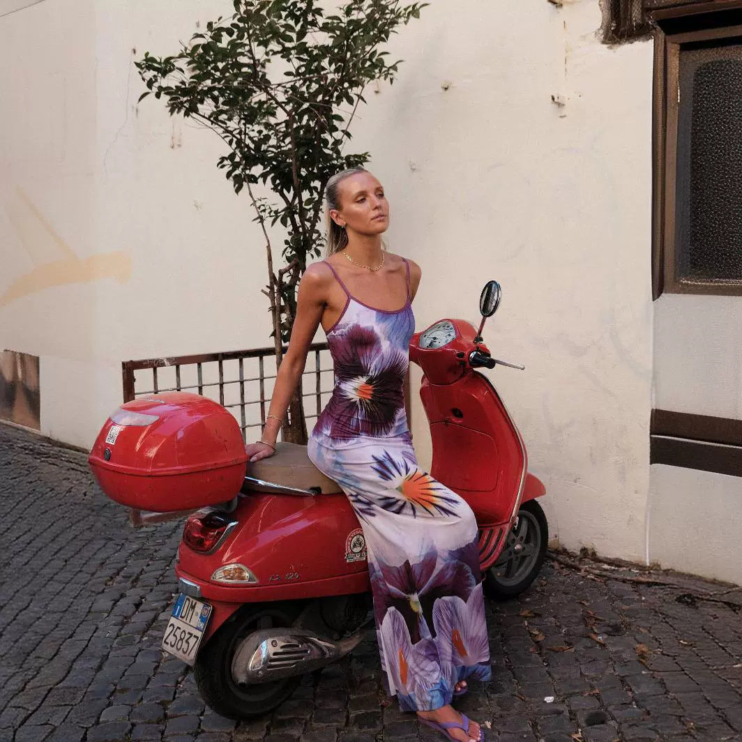 Sunny Floral Sling Dress