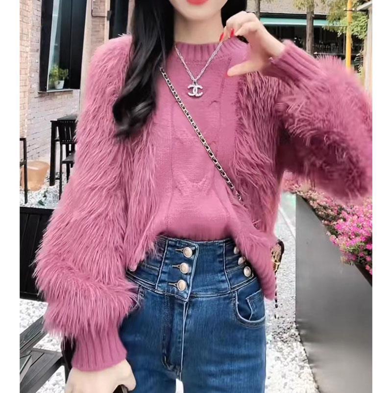 Cozy Tassel Twist Knit Pullover Sweater With Long Sleeve