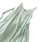 Women's Green Halter Dress