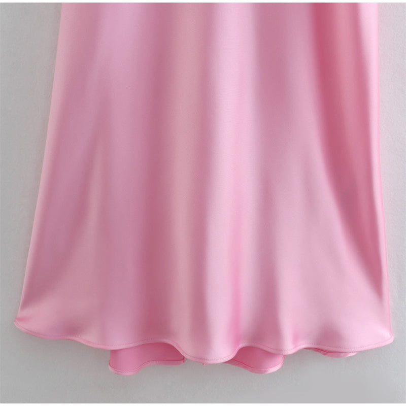 Women Camis Satin Long Elegant Sleeveless Slip Sexy Backless Dresses
