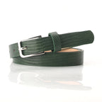 Chic Zebra Print Belt With Rectangular Alloy Buckle Imitation Leather