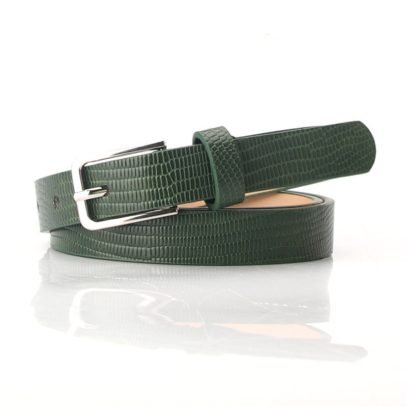 Chic Zebra Print Belt With Rectangular Alloy Buckle Imitation Leather