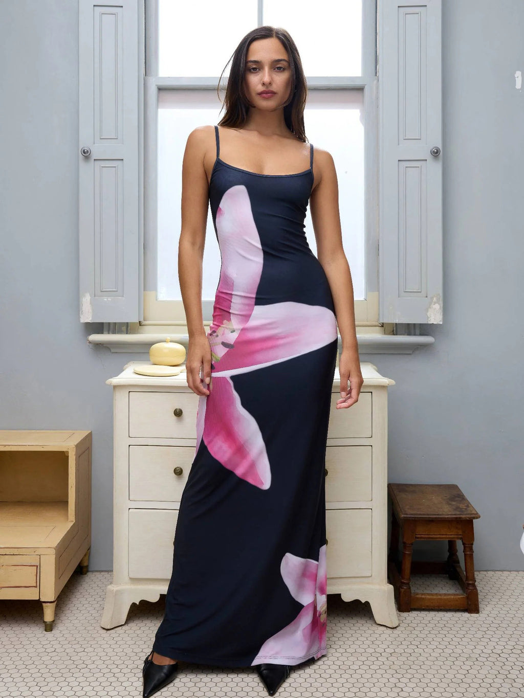 Sunny Floral Sling Dress
