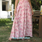 Pink Floral Summer Dress