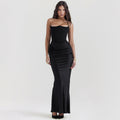 Slim Tube Top Long Sexy Fashion Bandeau Backless Party Evening Dresses