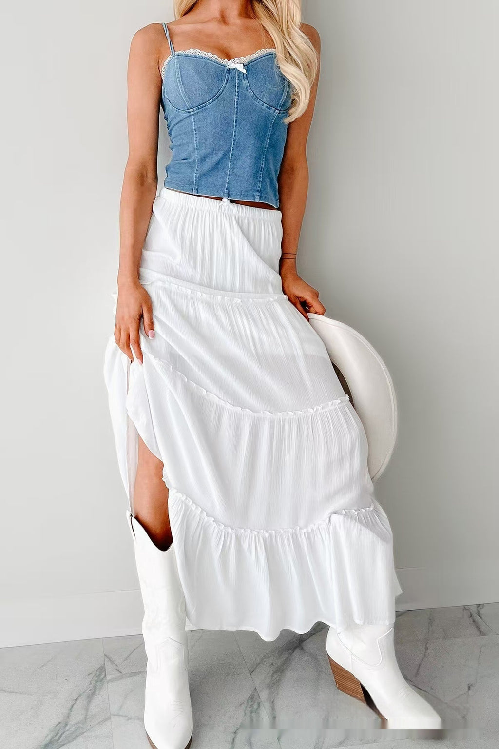 Stitching Chic Organic Cotton Cake Skirt