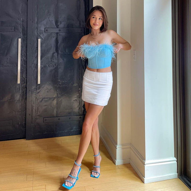 Chic Slim Fit Fishbone Top