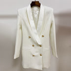 Chic Tailored Suit Dress For Polished Office Elegance Modern Confidence And Allure
