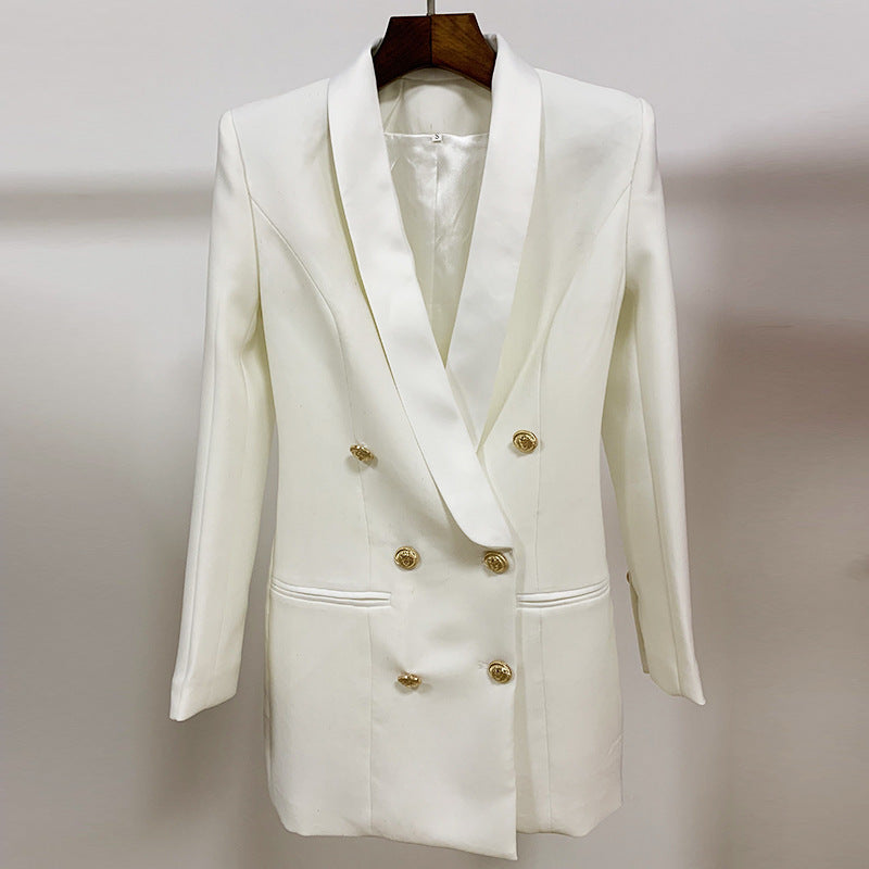 Chic Tailored Suit Dress For Polished Office Elegance Modern Confidence And Allure