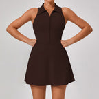 High Waist Sports Dress For Active Women Moisture Wicking