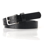 Chic Zebra Print Belt With Rectangular Alloy Buckle Imitation Leather