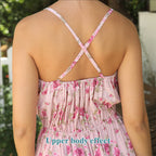Pink Floral Summer Dress