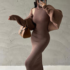Skinny Sleeveless Dress With PVC Fabric Lightweight And Flattering