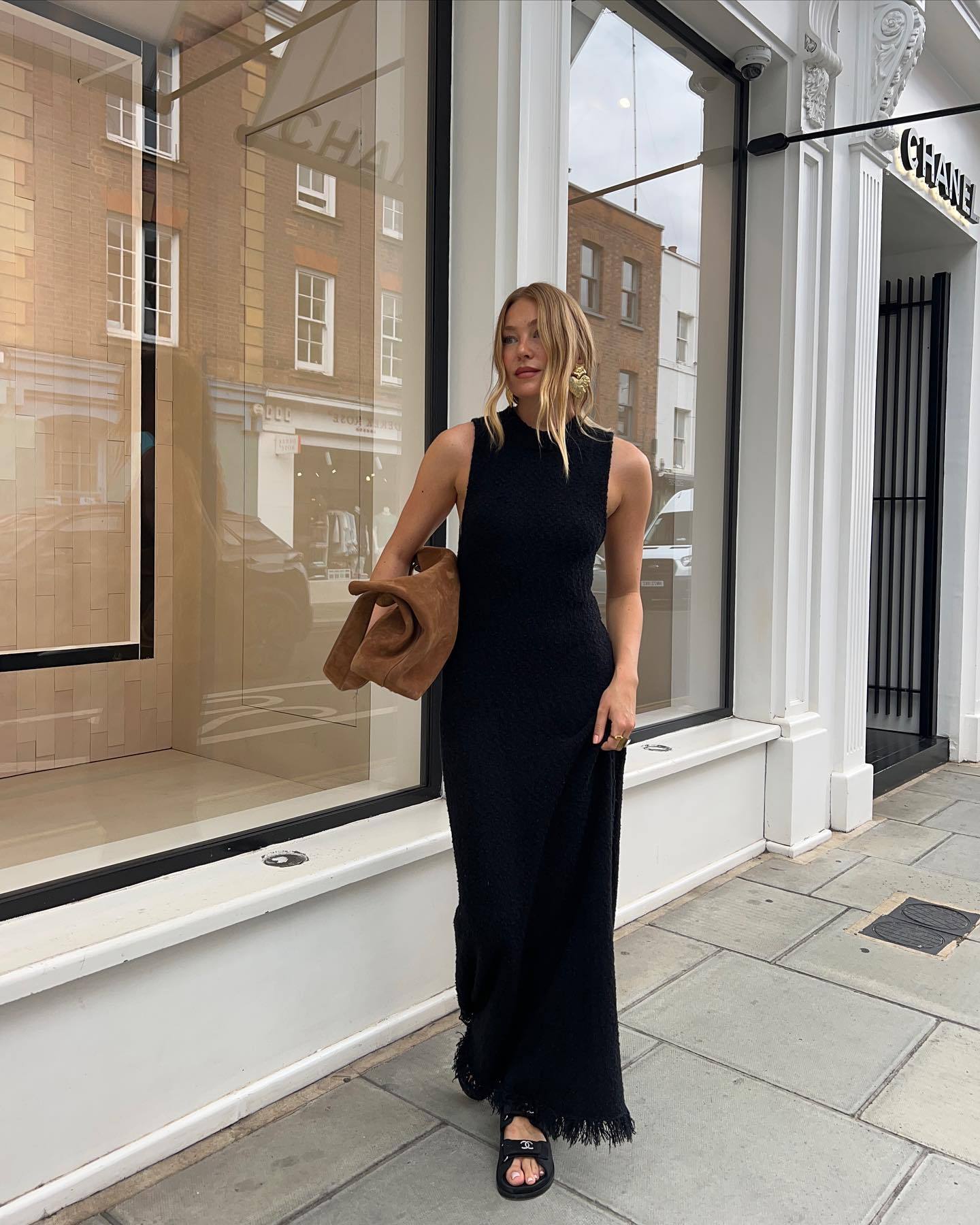 Tassel Sleeveless Maxi Dress In Cotton
