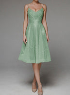 Embroidered Sling Dress Sleeveless
