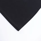 Midnight Black Cotton Tube Top Dress With Sleek Sleeveless Round Neck