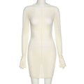 See-Through Dress With Long Sleeves