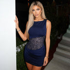 Sequin Dress With High Waist
