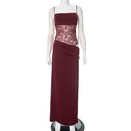Women's Y2K Lace Long Dress