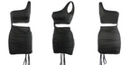 Lace Openwork Dress In Stretch Polyester