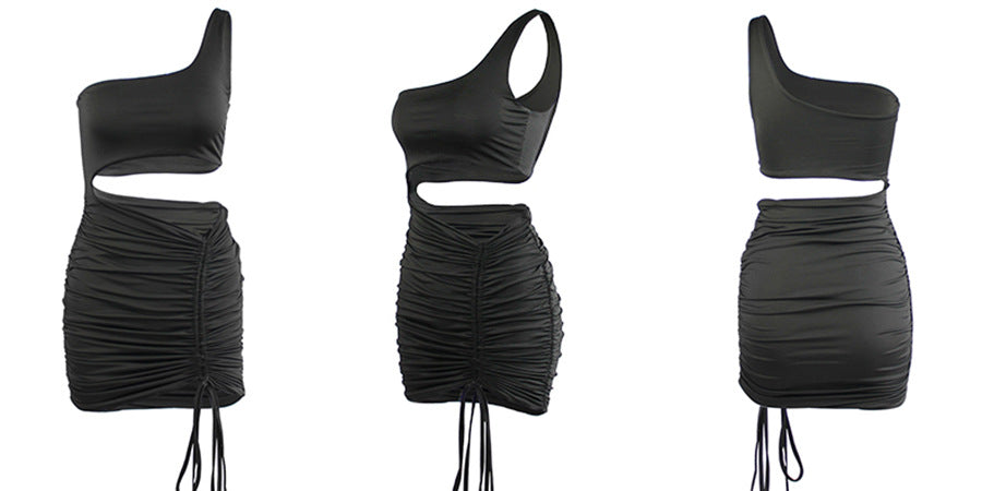 Lace Openwork Dress In Stretch Polyester
