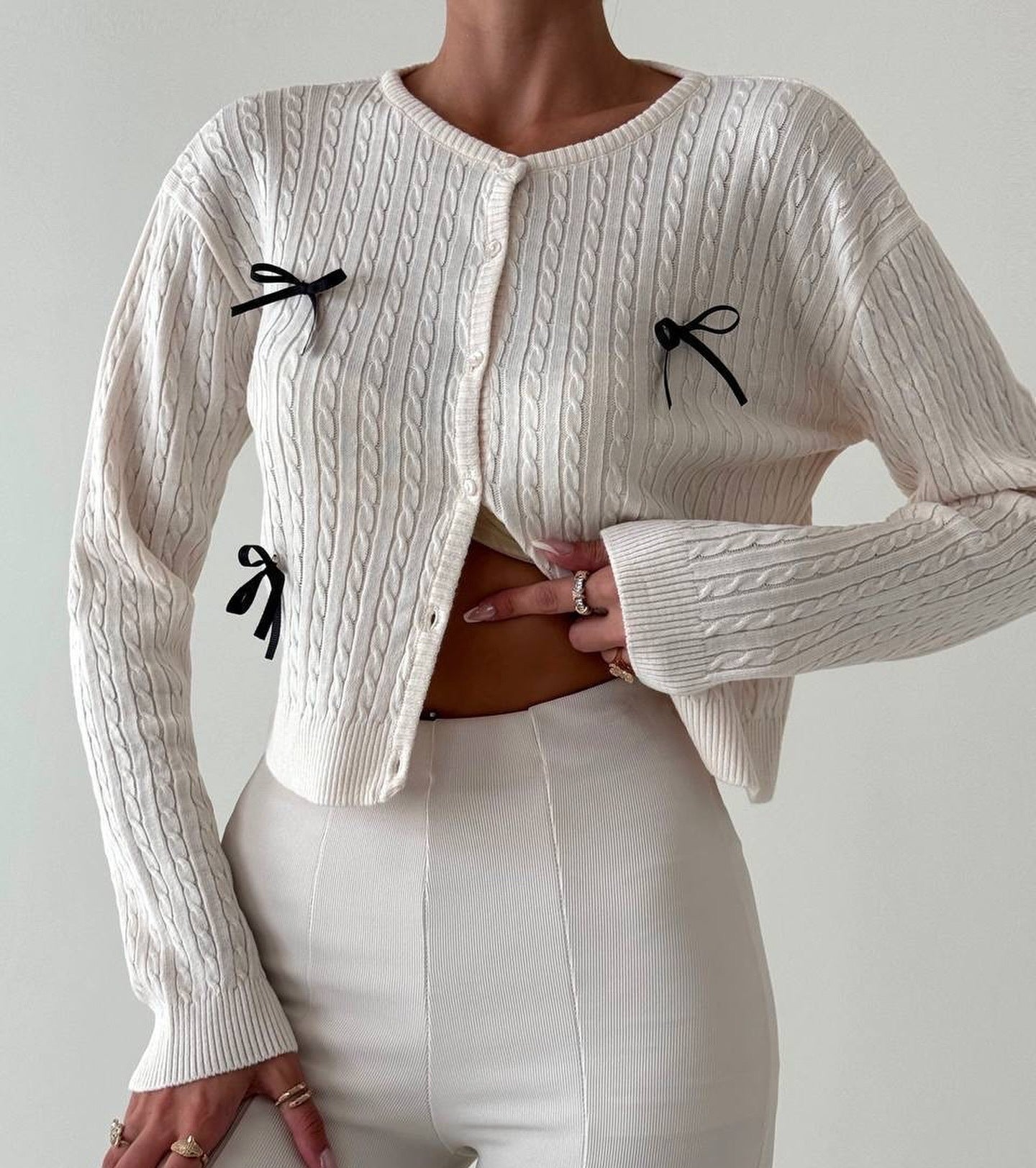 Bow Detail Cotton Blouse
