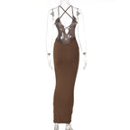 Boutique Sling Dress With Cutout Detailing