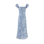 Jacquard Dress With High Waist A-Line