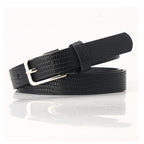 Chic Zebra Print Belt With Rectangular Alloy Buckle Imitation Leather