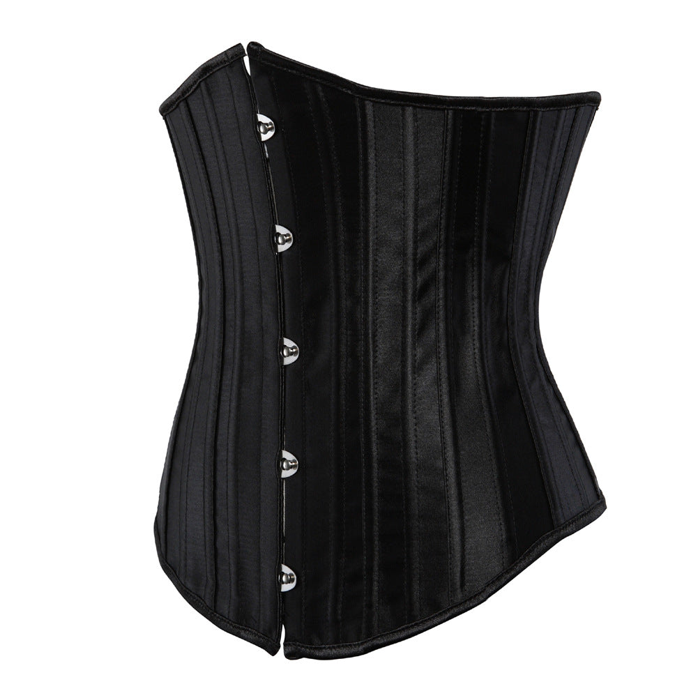 Elevated Corset Waist Belt Top In Spandex Polyester Blend For A Sleek Silhouette
