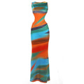Chic Sleeveless Backless Sheath Dress For Evening Wear