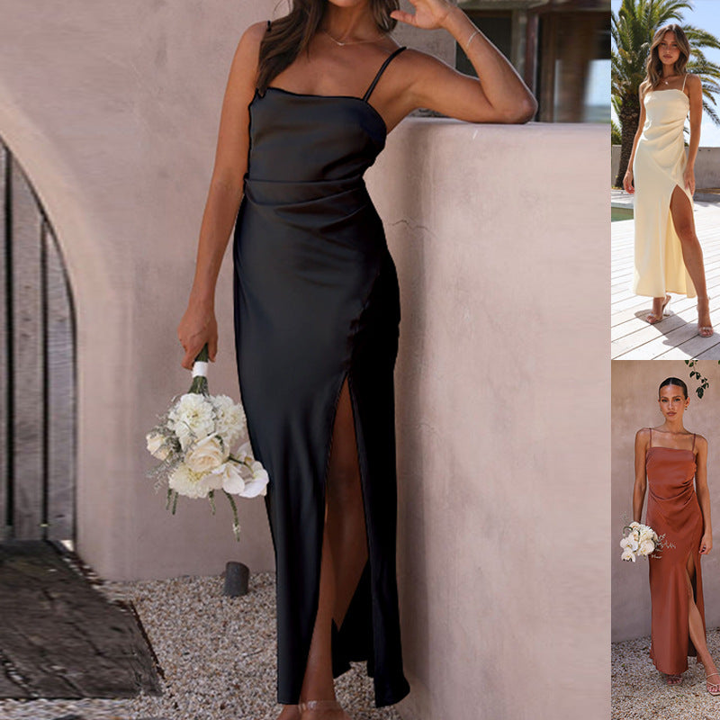 Sling Dress Sleeveless Midi