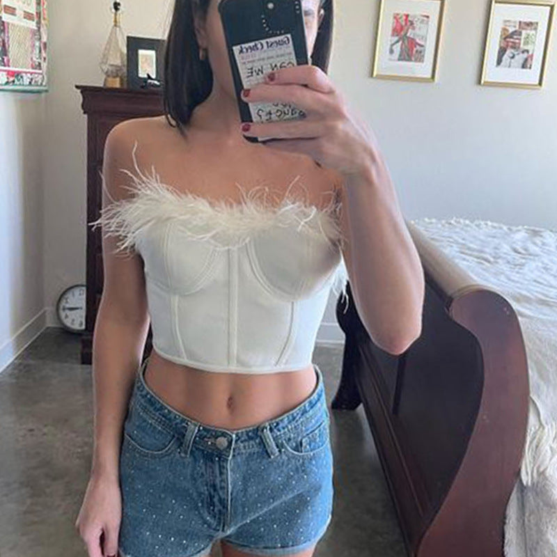 Chic Slim Fit Fishbone Top