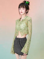 Emerald Green Long Sleeve Top