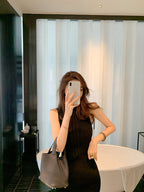 Knit Top And Skirt Set