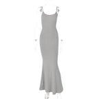 Women's Spaghetti Strap A-Line Long Dress
