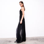 Chic Mesh Camisole With Tie Front See Through Sleeveless Top