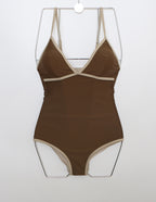 Chic Retro One-Piece Swimsuit